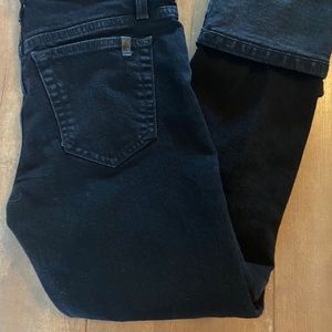 Black Joes Jeans Cropped Size 25